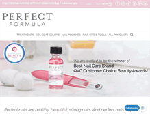 Tablet Screenshot of perfectformulas.com